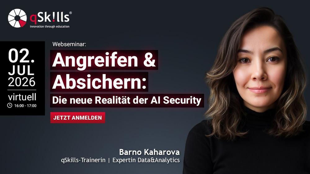 Webseminar | Angreifen & Absichern: Die neue Realität der AI Security (Webinar | Online)