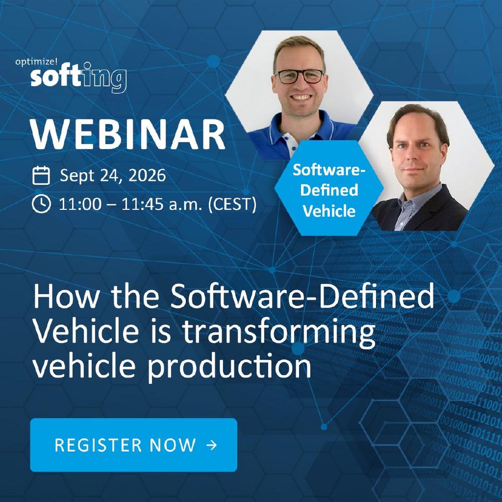 Webinar | How the Software-Defined Vehicle is transforming vehicle production (Webinar | Online)