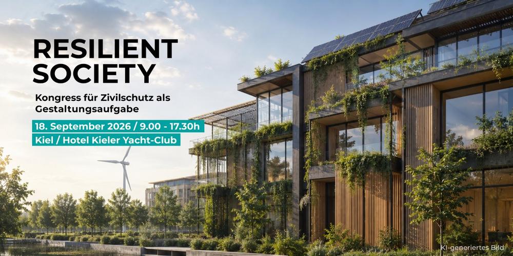 Zivilschutz wird zur Gestaltungsaufgabe: steg Hamburg lädt zur Konferenz „RESILIENT SOCIETY“ (Konferenz | Kiel)