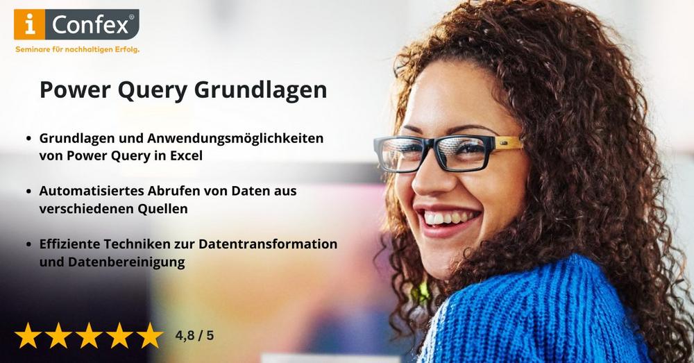 Excel Power Query Grundkurs (Seminar | Online)