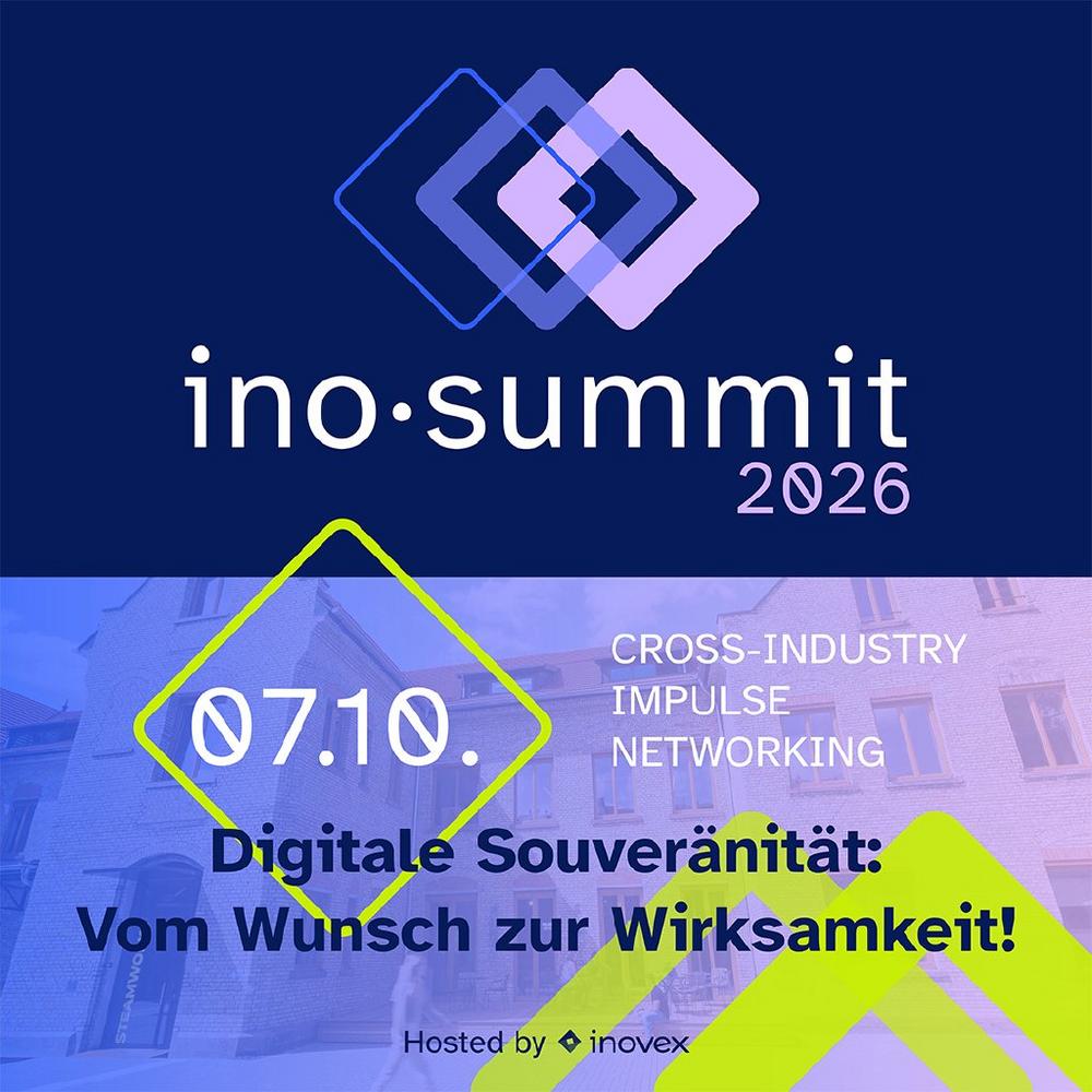 ino.summit ’26: Digitale Souveränität – Vom Wunsch zur Wirksamkeit (Konferenz | Karlsruhe)
