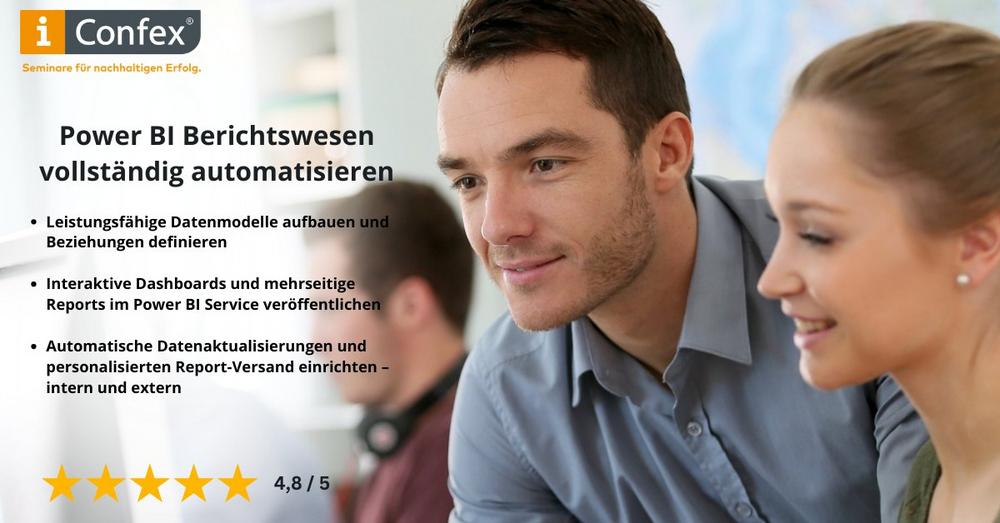 Power BI Automatisierung von Berichtswesen für Fortgeschrittene (Seminar | Online)