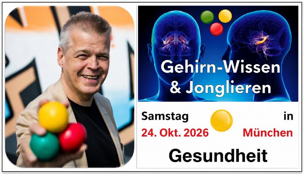 Gehirn-Wissen & Jonglieren für Gesundheitsberufe (Workshop | München)