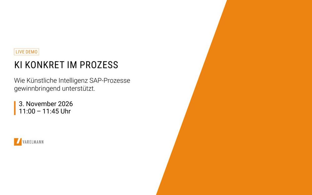 KI konkret im Prozess (Webinar | Online)