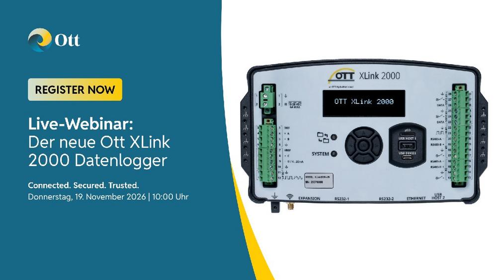 Zukunftssicheres Umwelt-Monitoring beginnt mit intelligenter Datenerfassung (Webinar | Online)